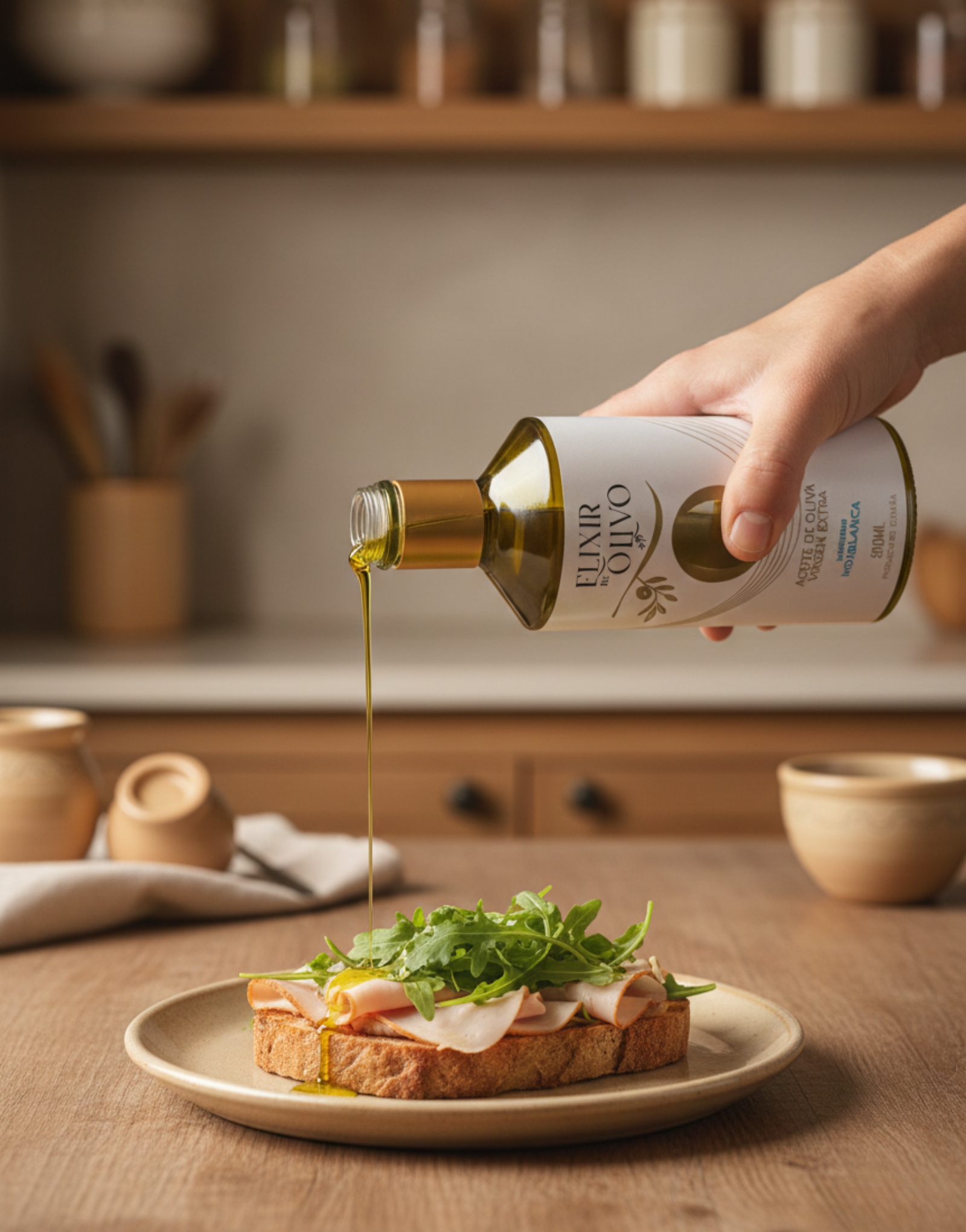 AOVE Hojiblanca 500ml - Imagen 2